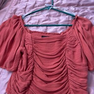 Women's Pink Jessica Simpson Ruched Top